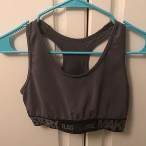 Flag nor fail sports bra size M
